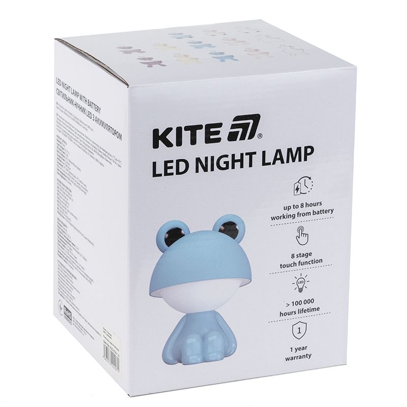 Світильник-нічник LED з акумулятором Cute Mouse, білий Світильник-нічник LED з акумулятором Cute Mouse, білий