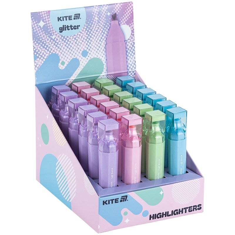 Маркер Highlighter, Kite Creative Glitter Маркер Highlighter, Kite Creative Glitter
