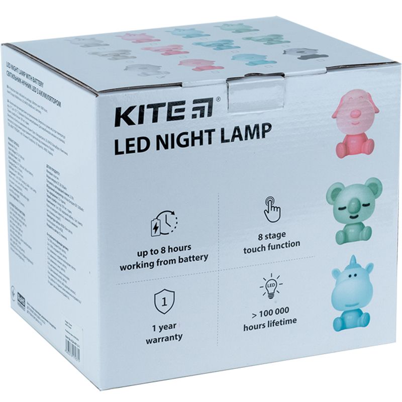 Светильник-ночник LED с аккумулятором Koala, розовый Светильник-ночник LED с аккумулятором Koala, розовый