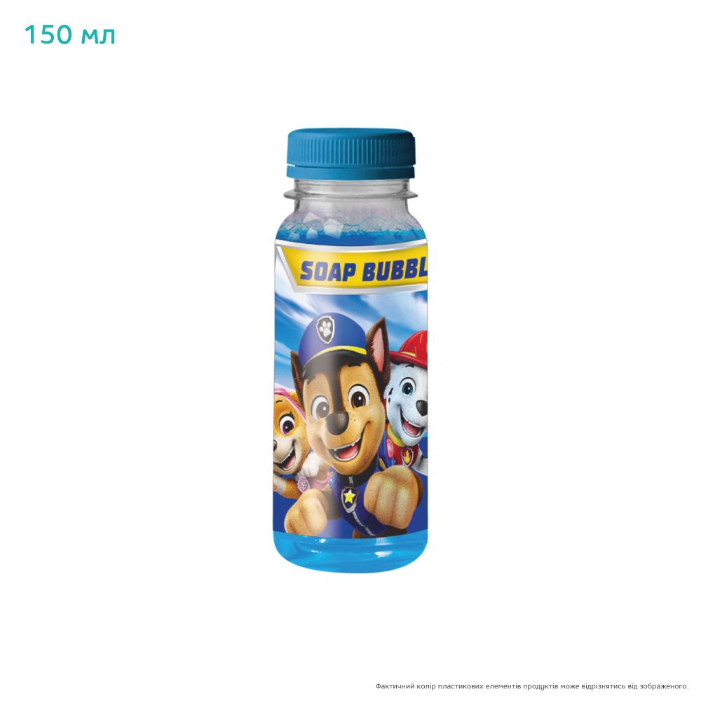 Набор мыльных пузырей "Paw Patrol", 150 мл, миска, 3 рамки Набор мыльных пузырей "Paw Patrol", 150 мл, миска, 3 рамки