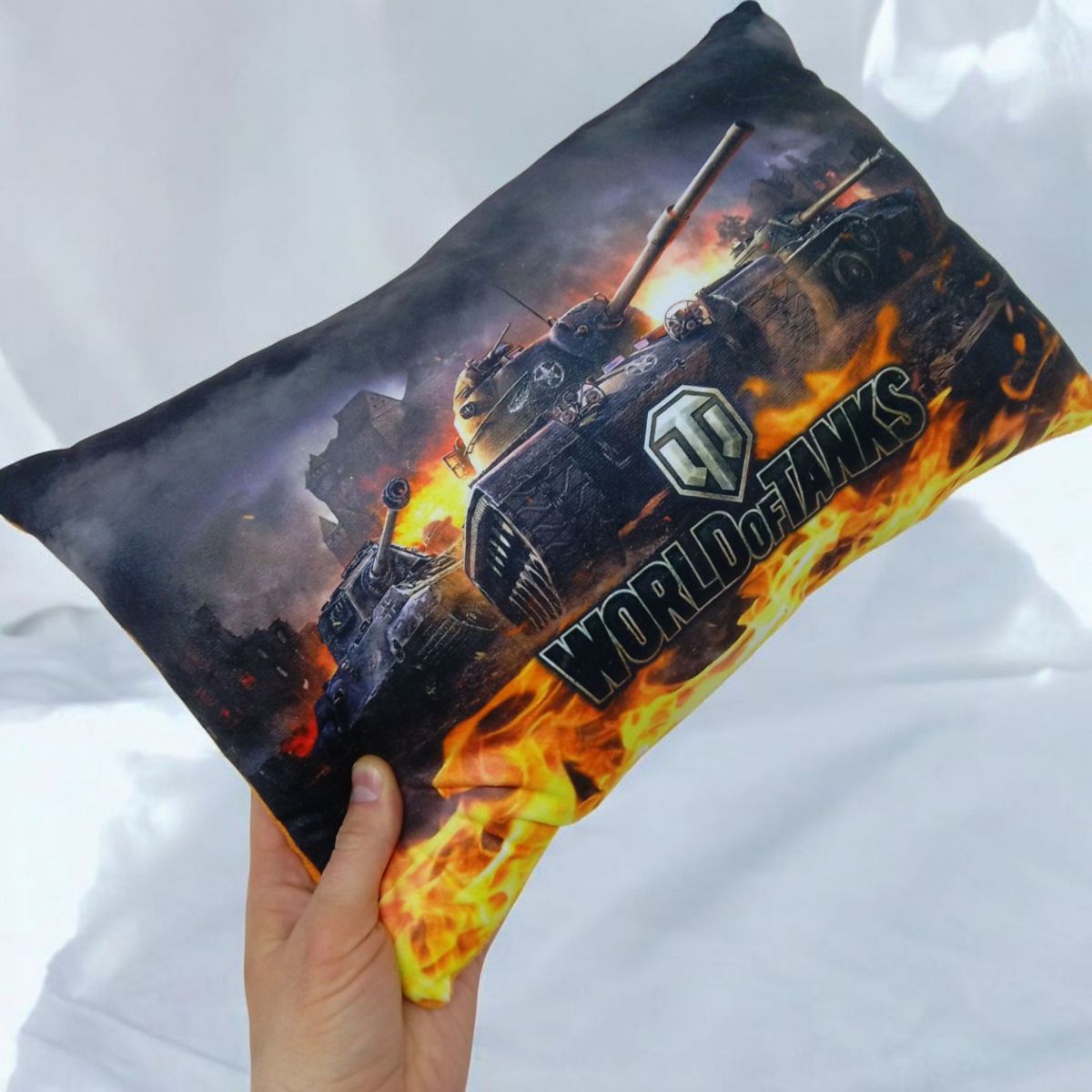 Подушка з принтом №1, World of Tanks 37 см Подушка з принтом №1, World of Tanks 37 см