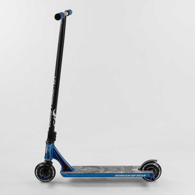Самокат трюковый "Best Scooter SIMBIOTE" (HIC-система, ПЕГИ, алюминиевый диск и дека, колёса 120мм PU, ширина руля - 57 см) фото 3 Самокат трюковый "Best Scooter SIMBIOTE" (HIC-система, ПЕГИ, алюминиевый диск и дека, колёса 120мм PU, ширина руля - 57 см) фото 3