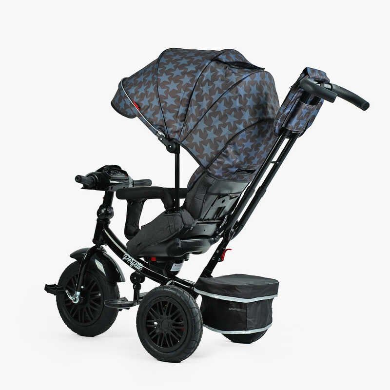 Велосипед 3-х колісний "BestTrike Perfetto" (поворотне сидіння, колеса гумові надувні, кошик, фара музична, USB, Bluetooth) фото 3 Велосипед 3-х колісний "BestTrike Perfetto" (поворотне сидіння, колеса гумові надувні, кошик, фара музична, USB, Bluetooth) фото 3