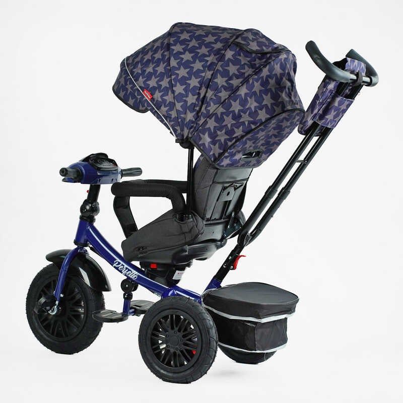 Велосипед 3-х колісний "BestTrike Perfetto" (поворотне сидіння, колеса гумові надувні, кошик, фара музична, USB, Bluetooth) фото 3 Велосипед 3-х колісний "BestTrike Perfetto" (поворотне сидіння, колеса гумові надувні, кошик, фара музична, USB, Bluetooth) фото 3