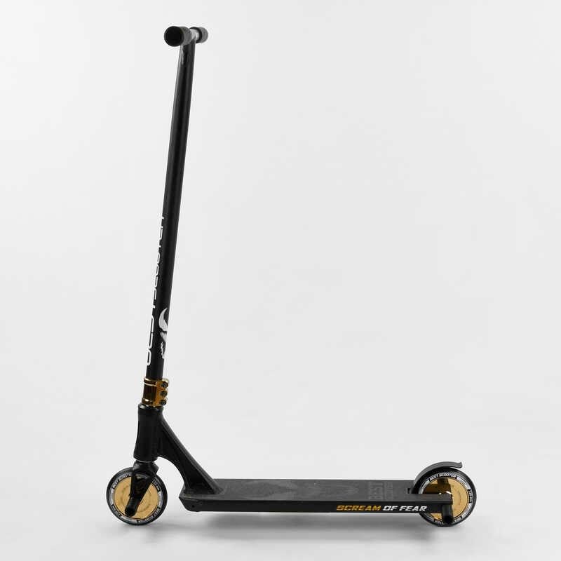 Самокат трюковий "Best Scooter" (HIC-система, ПЕГИ, алюмінієвий диск і дека, колеса 120 мм PU, ширина керма - 57 см) фото 3 Самокат трюковий "Best Scooter" (HIC-система, ПЕГИ, алюмінієвий диск і дека, колеса 120 мм PU, ширина керма - 57 см) фото 3