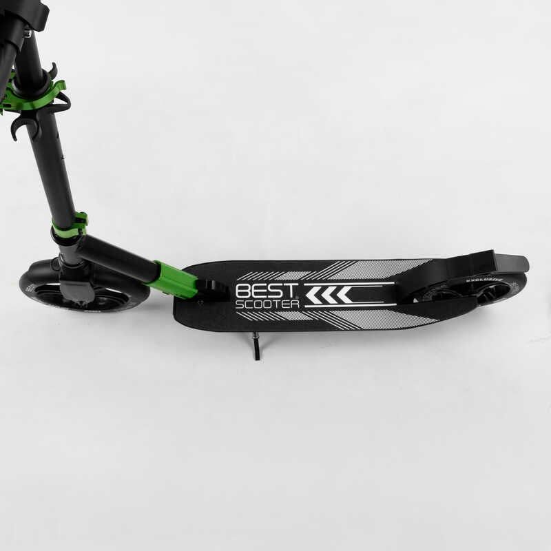 Самокат алюмінієвий Best Scooter (колеса PU, d переднього колеса - 230мм, d заднього колеса - 215 мм, 1 амортизатор передній) фото 3 Самокат алюмінієвий Best Scooter (колеса PU, d переднього колеса - 230мм, d заднього колеса - 215 мм, 1 амортизатор передній) фото 3
