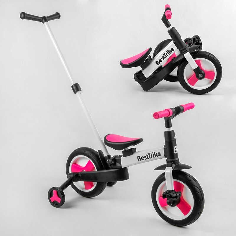 Велосипед-трансформер "Best Trike" (колеса PU 10'', батьківська ручка, знімні педалі) фото 3 Велосипед-трансформер "Best Trike" (колеса PU 10'', батьківська ручка, знімні педалі) фото 3