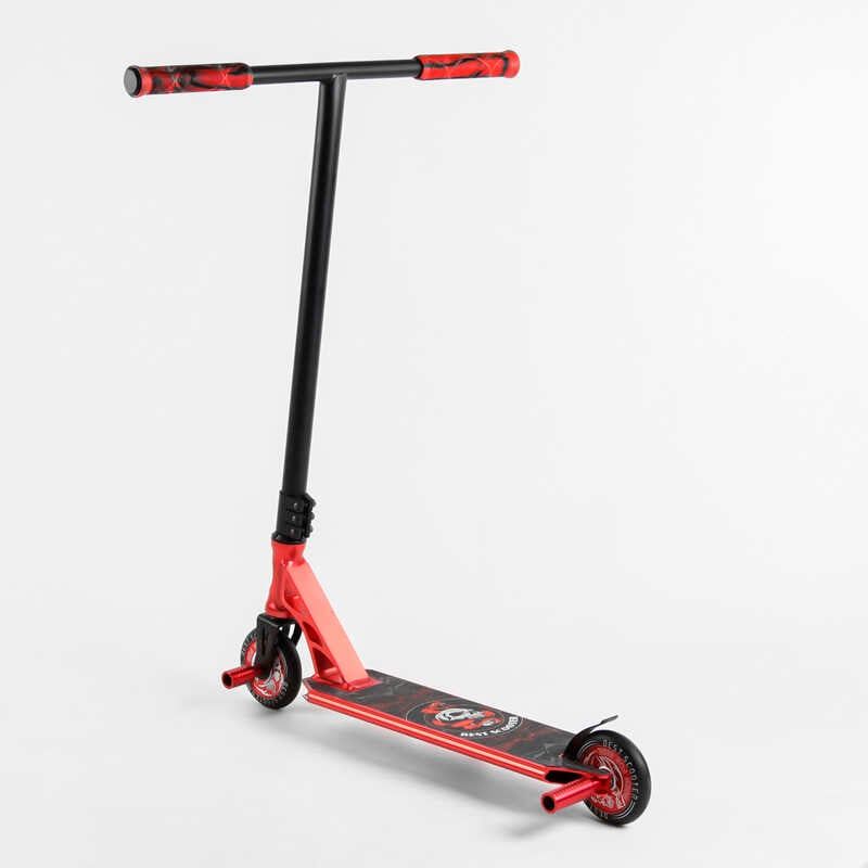 Самокат трюковий "Best Scooter" (HIC-система, ПЕГИ, алюмінієвий диск та дека, АНОДОВАНЕ ФАРБУВАННЯ, колеса PU, d = 110 мм, ширина керма - 60 см) фото 3 Самокат трюковий "Best Scooter" (HIC-система, ПЕГИ, алюмінієвий диск та дека, АНОДОВАНЕ ФАРБУВАННЯ, колеса PU, d = 110 мм, ширина керма - 60 см) фото 3