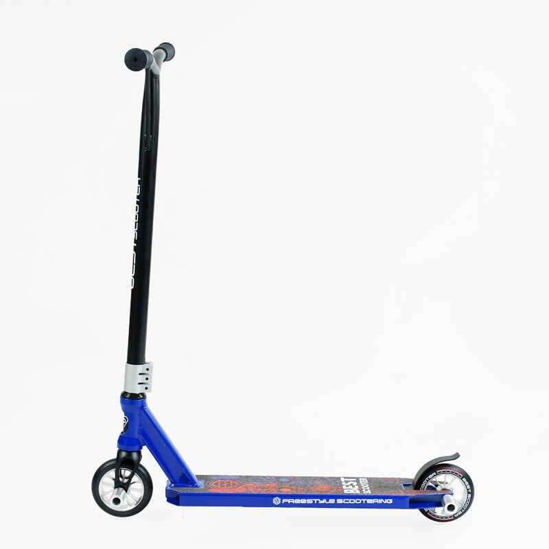 Самокат трюкових "Best Scooter" (HIC-система, ПЕГИ, алюмінієвий диск і дека, колеса PU d-110 мм, ширина керма - 52 см, висота - 83 см) фото 3 Самокат трюкових "Best Scooter" (HIC-система, ПЕГИ, алюмінієвий диск і дека, колеса PU d-110 мм, ширина керма - 52 см, висота - 83 см) фото 3