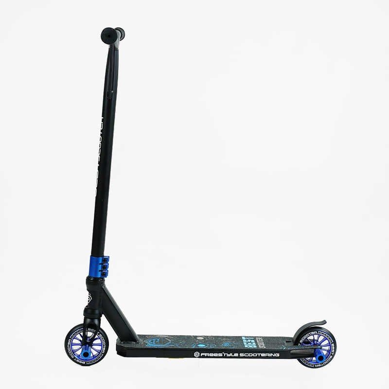Самокат трюковий "Best Scooter" (HIC-система, ПЕГИ, алюмінієвий диск та дека, колеса PU d-110мм, ширина керма-52см, висота - 83см) фото 3 Самокат трюковий "Best Scooter" (HIC-система, ПЕГИ, алюмінієвий диск та дека, колеса PU d-110мм, ширина керма-52см, висота - 83см) фото 3