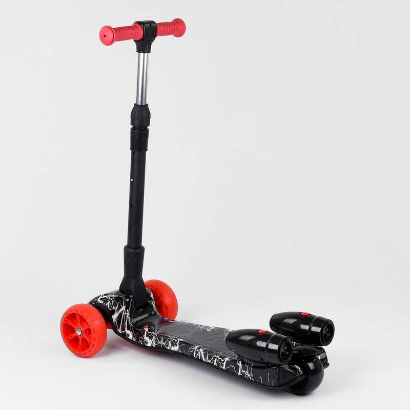 Самокат "Best Scooter. MAXI" (з парогенератором, МУЗИКА, ДИМ, ТУРБІНИ, пластмасовий, колеса PU 120х40мм, складне алюмінієве кермо, в коробці фото 3 Самокат "Best Scooter. MAXI" (з парогенератором, МУЗИКА, ДИМ, ТУРБІНИ, пластмасовий, колеса PU 120х40мм, складне алюмінієве кермо, в коробці фото 3