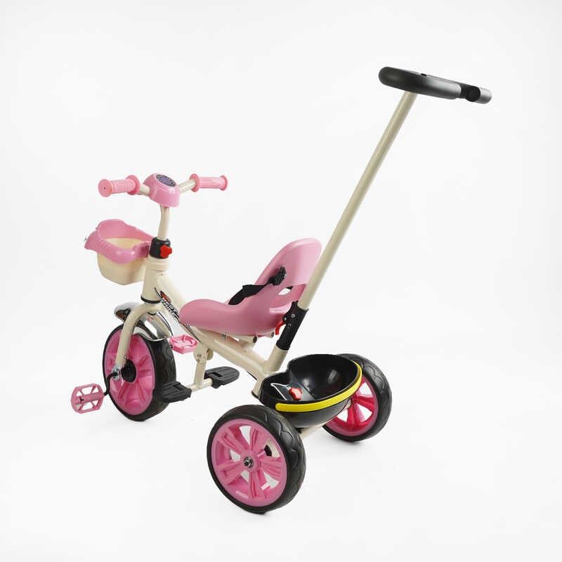 Велосипед 3-х колесный BS-70225 Best Trike колеса EVA переднее 10”, заднее 8”, стальная рама, УКР. Озвучка, родительская ручка, в коробке фото 3 Велосипед 3-х колесный BS-70225 Best Trike колеса EVA переднее 10”, заднее 8”, стальная рама, УКР. Озвучка, родительская ручка, в коробке фото 3