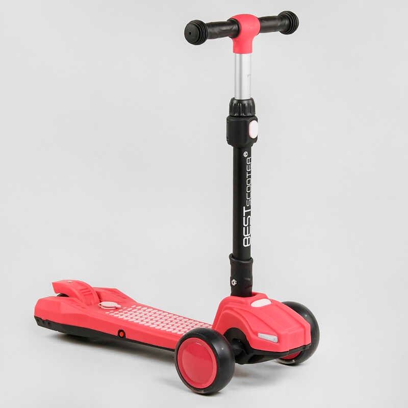 Самокат триколісний "Best Scooter" з парогенератором (6) складне кермо, ЗВУК МАШИНИ, ДИМ, СВІТЛО, пластмасовий, колеса PU 120х35мм, в коробці фото 3 Самокат триколісний "Best Scooter" з парогенератором (6) складне кермо, ЗВУК МАШИНИ, ДИМ, СВІТЛО, пластмасовий, колеса PU 120х35мм, в коробці фото 3