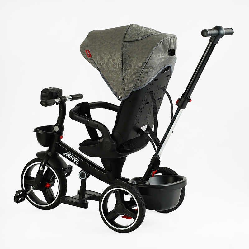 Велосипед 9155 / 318-82 BestTrike Marco (1) поворотне сидіння, складне кермо, колеса з прогумованим PU, кошик, телескопічна ручка, фара музична фото 3 Велосипед 9155 / 318-82 BestTrike Marco (1) поворотне сидіння, складне кермо, колеса з прогумованим PU, кошик, телескопічна ручка, фара музична фото 3