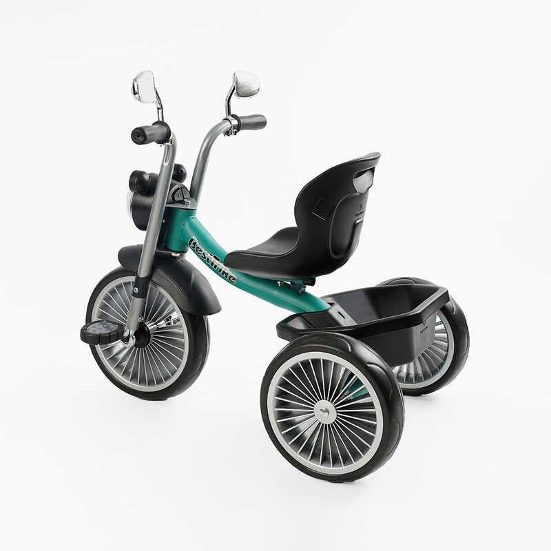 Велосипед 3-х колісний Best Trike (1) колеса EVA переднє 10’’, заднє 8’’, сталева рама, УКР. ОЗВУЧУВАННЯ, кошик, в коробці фото 3 Велосипед 3-х колісний Best Trike (1) колеса EVA переднє 10’’, заднє 8’’, сталева рама, УКР. ОЗВУЧУВАННЯ, кошик, в коробці фото 3