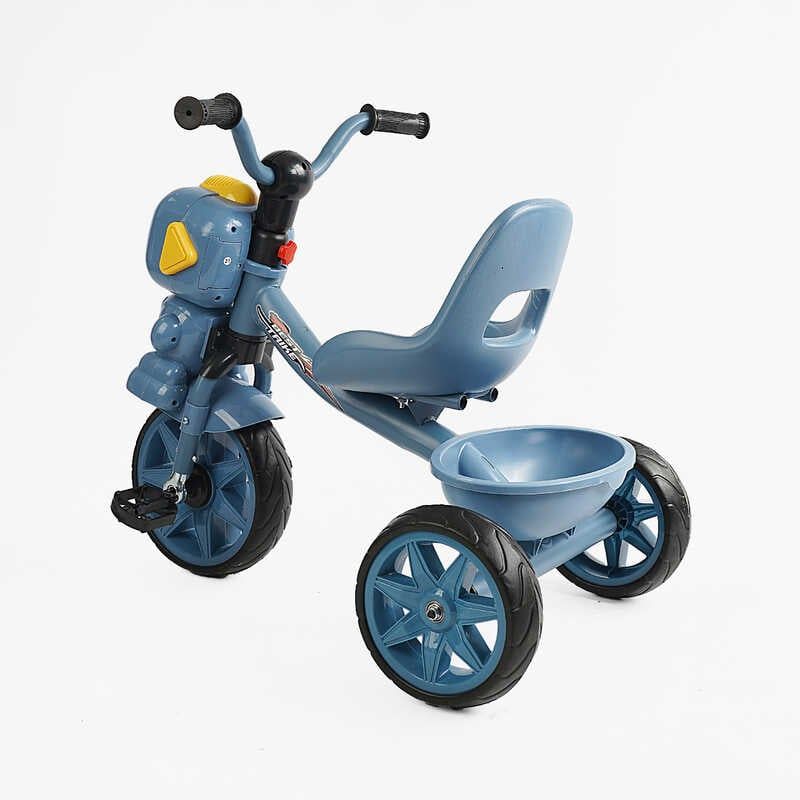 Велосипед 3-х колісний BS-40506 Best Trike (1) колеса EVA переднє 10’’, заднє 8’’, сталева рама, УКР. ОЗВУЧУВАННЯ, кошик, в коробці фото 3 Велосипед 3-х колісний BS-40506 Best Trike (1) колеса EVA переднє 10’’, заднє 8’’, сталева рама, УКР. ОЗВУЧУВАННЯ, кошик, в коробці фото 3