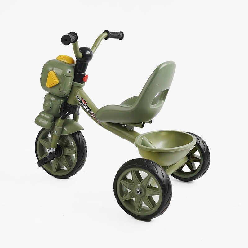 Велосипед 3-х колісний BS-50570 Best Trike (1) колеса EVA переднє 10’’, заднє 8’’, сталева рама, УКР. ОЗВУЧУВАННЯ, кошик, в коробці фото 3 Велосипед 3-х колісний BS-50570 Best Trike (1) колеса EVA переднє 10’’, заднє 8’’, сталева рама, УКР. ОЗВУЧУВАННЯ, кошик, в коробці фото 3
