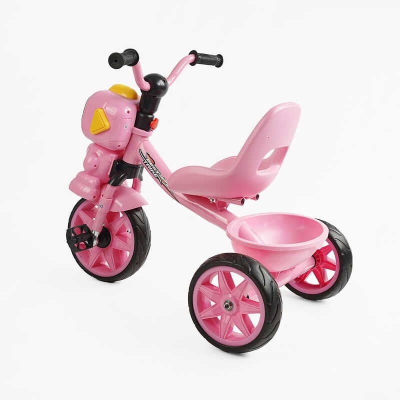 Велосипед 3-х колісний BS-60413 Best Trike (1) колеса EVA переднє 10’’, заднє 8’’, сталева рама, УКР. ОЗВУЧУВАННЯ, кошик, в коробці фото 3 Велосипед 3-х колісний BS-60413 Best Trike (1) колеса EVA переднє 10’’, заднє 8’’, сталева рама, УКР. ОЗВУЧУВАННЯ, кошик, в коробці фото 3