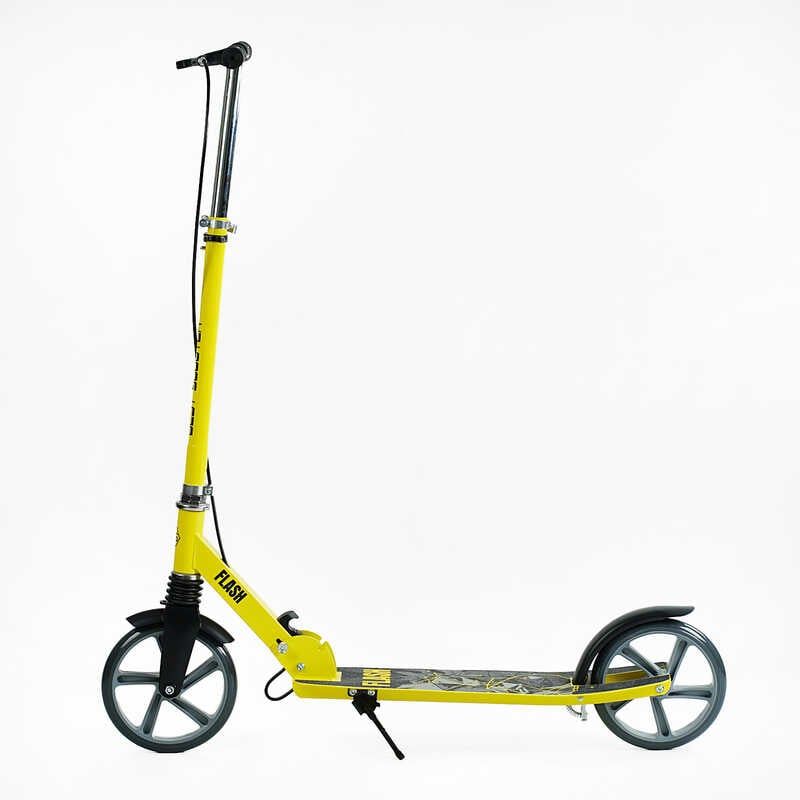 Самокат двухколесный Best Scooter FL-14320 (4) стальная рама, ручной тормоз, колеса PU 200мм, 1 амортизатор передний, в коробке фото 3 Самокат двухколесный Best Scooter FL-14320 (4) стальная рама, ручной тормоз, колеса PU 200мм, 1 амортизатор передний, в коробке фото 3