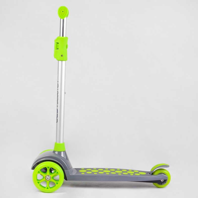 Самокат триколісний LK-70111 Best Scooter (4) СВІТЛО ДЕКИ, КОЛІС І ДИСКІВ, знімне кермо, передні колеса PU 120х35мм, задні колеса PU 80х30мм фото 3 Самокат триколісний LK-70111 Best Scooter (4) СВІТЛО ДЕКИ, КОЛІС І ДИСКІВ, знімне кермо, передні колеса PU 120х35мм, задні колеса PU 80х30мм фото 3