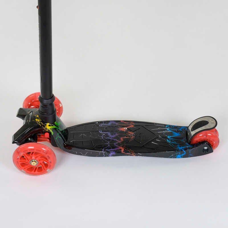 Самокат "Best Scooter" пластмассовый, 4 колеса PU, СВЕТ, трубка руля алюминиевая, d=12 см, в коробке фото 3 Самокат "Best Scooter" пластмассовый, 4 колеса PU, СВЕТ, трубка руля алюминиевая, d=12 см, в коробке фото 3