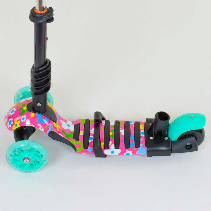 Самокат 5в1 43702 (1) Best Scooter, АБСТРАКЦІЯ, PU колеса, ПІДСВІТКА КОЛІС, в коробці фото 3 Самокат 5в1 43702 (1) Best Scooter, АБСТРАКЦІЯ, PU колеса, ПІДСВІТКА КОЛІС, в коробці фото 3