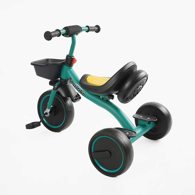 Велосипед 3-х колісний BS-47603 Best Trike (1) колеса EVA переднє 10’’, заднє 8’’, сталева рама, УКР. ОЗВУЧУВАННЯ, світло, кошик, в коробці фото 3 Велосипед 3-х колісний BS-47603 Best Trike (1) колеса EVA переднє 10’’, заднє 8’’, сталева рама, УКР. ОЗВУЧУВАННЯ, світло, кошик, в коробці фото 3