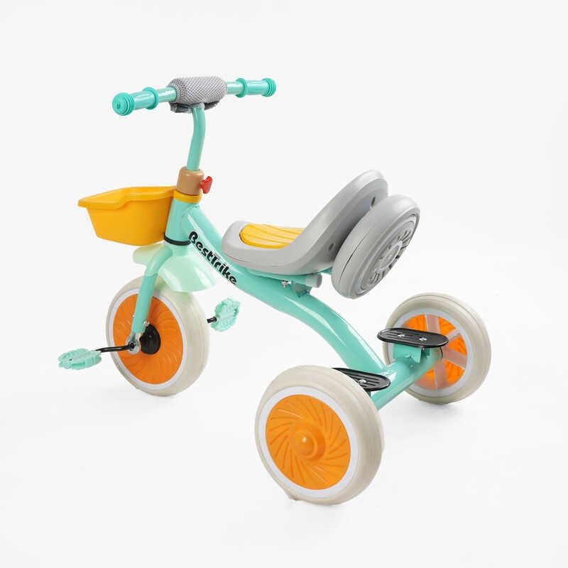 Велосипед 3-х колесный BS-49151 Best Trike (1) колеса EVA переднее 10'', заднее 8'', стальная рама, УКР. ОБУЧИВАНИЕ, свет, корзина, в коробке фото 3 Велосипед 3-х колесный BS-49151 Best Trike (1) колеса EVA переднее 10'', заднее 8'', стальная рама, УКР. ОБУЧИВАНИЕ, свет, корзина, в коробке фото 3