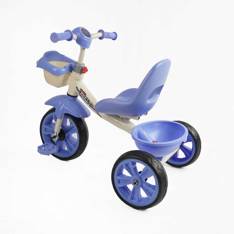 Велосипед 3-х колісний BS-60811 Best Trike (1) колеса EVA переднє 10’’, заднє 8’’, сталева рама, УКР. ОЗВУЧУВАННЯ, кошик, в коробці фото 3 Велосипед 3-х колісний BS-60811 Best Trike (1) колеса EVA переднє 10’’, заднє 8’’, сталева рама, УКР. ОЗВУЧУВАННЯ, кошик, в коробці фото 3