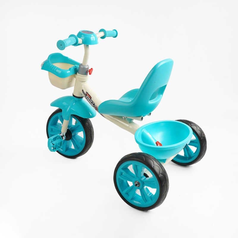 Велосипед 3-х колесный BS-60985 Best Trike (1) колеса EVA переднее 10”, заднее 8”, стальная рама, УКР. ВЗУЧИВАНИЕ, корзина, в коробке фото 3 Велосипед 3-х колесный BS-60985 Best Trike (1) колеса EVA переднее 10”, заднее 8”, стальная рама, УКР. ВЗУЧИВАНИЕ, корзина, в коробке фото 3