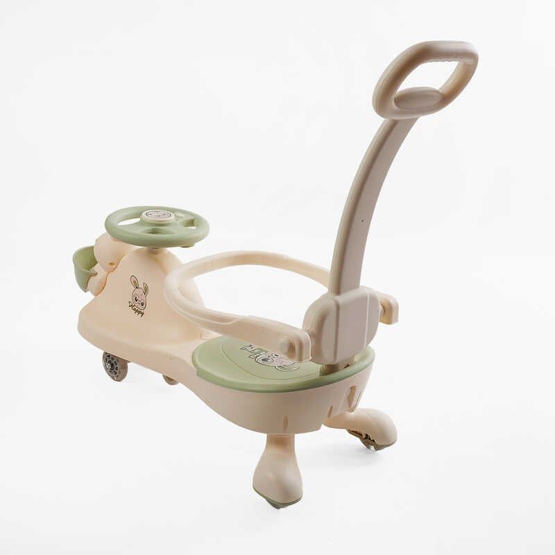 Каталка-толокар JOY LD-396-58 (1) колеса PU зі світлом, музика та світло, захисний бампер, батьківська ручка, в коробці  фото 3