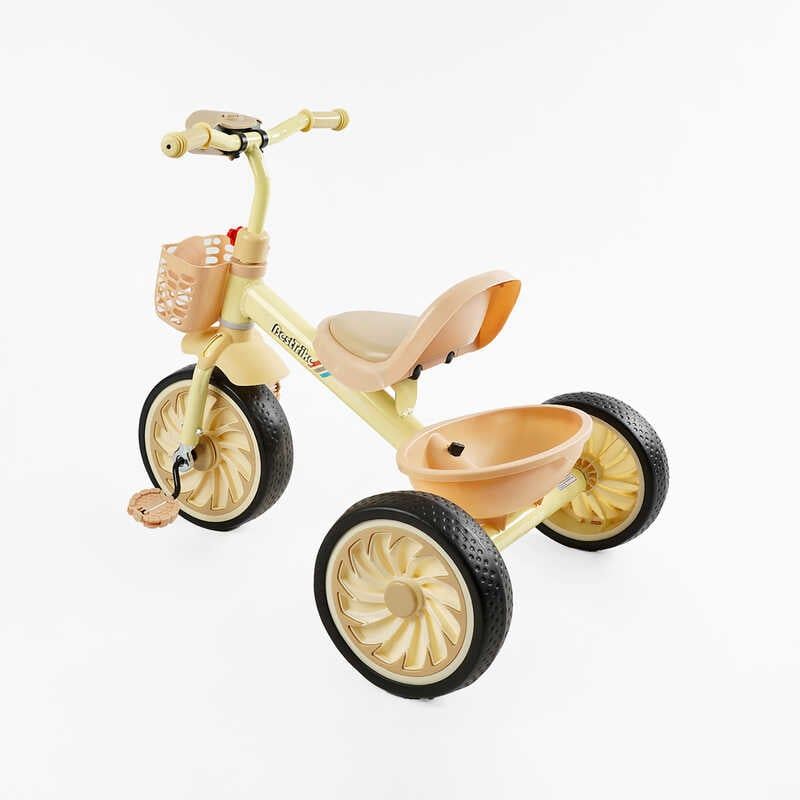 Велосипед 3-х колісний BS-33260 Best Trike (1) колеса EVA переднє 12’’, заднє 10’’, сталева рама, УКР. ОЗВУЧУВАННЯ, світло, 2 кошики, в коробці фото 3 Велосипед 3-х колісний BS-33260 Best Trike (1) колеса EVA переднє 12’’, заднє 10’’, сталева рама, УКР. ОЗВУЧУВАННЯ, світло, 2 кошики, в коробці фото 3