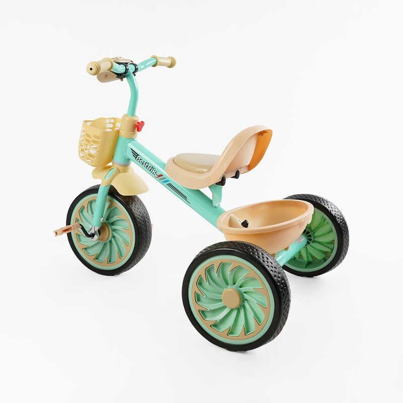 Велосипед 3-х колісний BS-33461 Best Trike (1) колеса EVA переднє 12’’, заднє 10’’, сталева рама, УКР. ОЗВУЧУВАННЯ, світло, 2 кошики, в коробці фото 3 Велосипед 3-х колісний BS-33461 Best Trike (1) колеса EVA переднє 12’’, заднє 10’’, сталева рама, УКР. ОЗВУЧУВАННЯ, світло, 2 кошики, в коробці фото 3