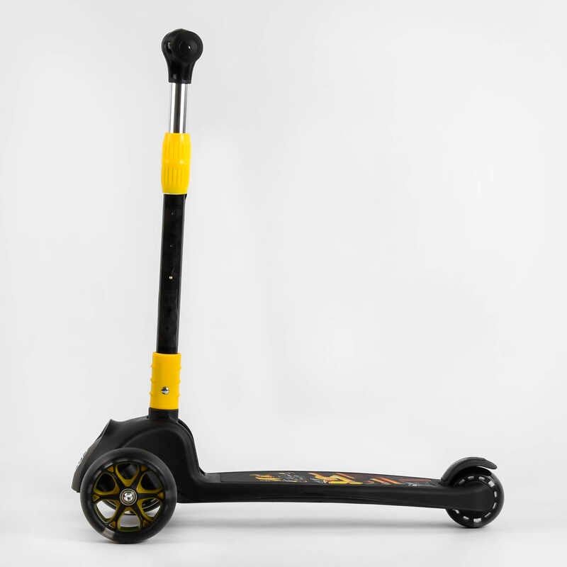 Самокат триколісний 15172 Best Scooter (1) СВІТЛО КОЛІС ТА ДИСКІВ, складене кермо, передні колеса PU 120х35мм, задні колеса PU 80х48мм фото 3 Самокат триколісний 15172 Best Scooter (1) СВІТЛО КОЛІС ТА ДИСКІВ, складене кермо, передні колеса PU 120х35мм, задні колеса PU 80х48мм фото 3