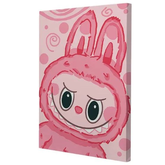 Картина за номерами "Pink Labubu" 28x40 см фото 3 Картина за номерами "Pink Labubu" 28x40 см фото 3