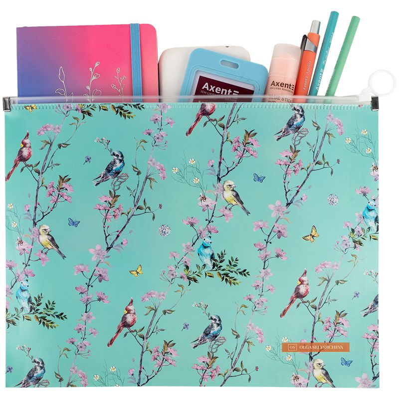 Папка на блискавці zip-lock А4+ OS Spring фото 3 Папка на блискавці zip-lock А4+ OS Spring фото 3