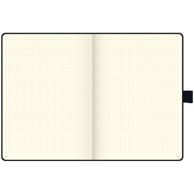 Книга записна Компаньйон чорн.  А4 крапка  фото 3