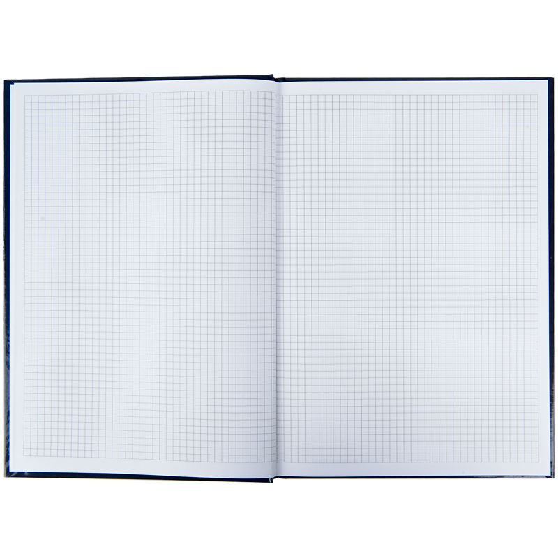 Книга записна А4 Wisdom, 96арк. , кліт. , темно синя  фото 3