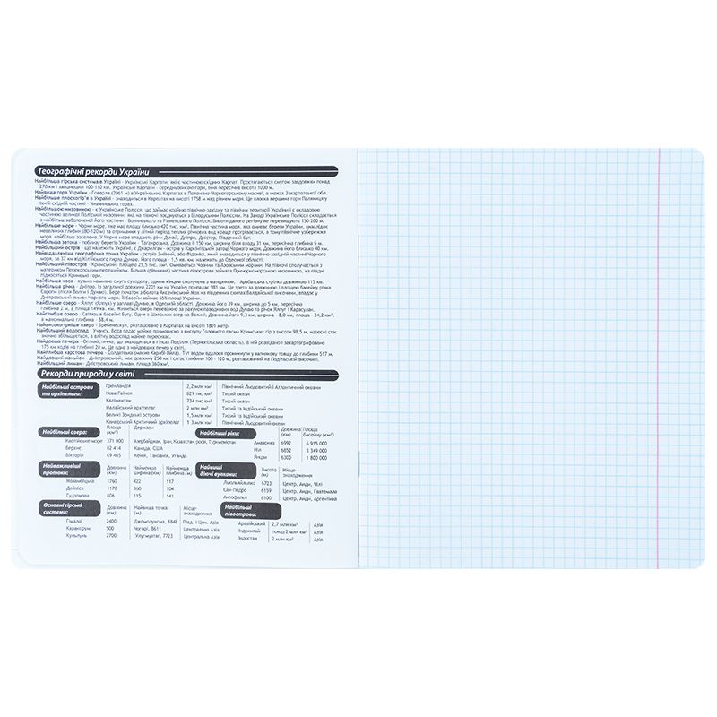 Зошит предметн.  48 арк. , кл. , софт тач+УФ, Cyber, географія  фото 3