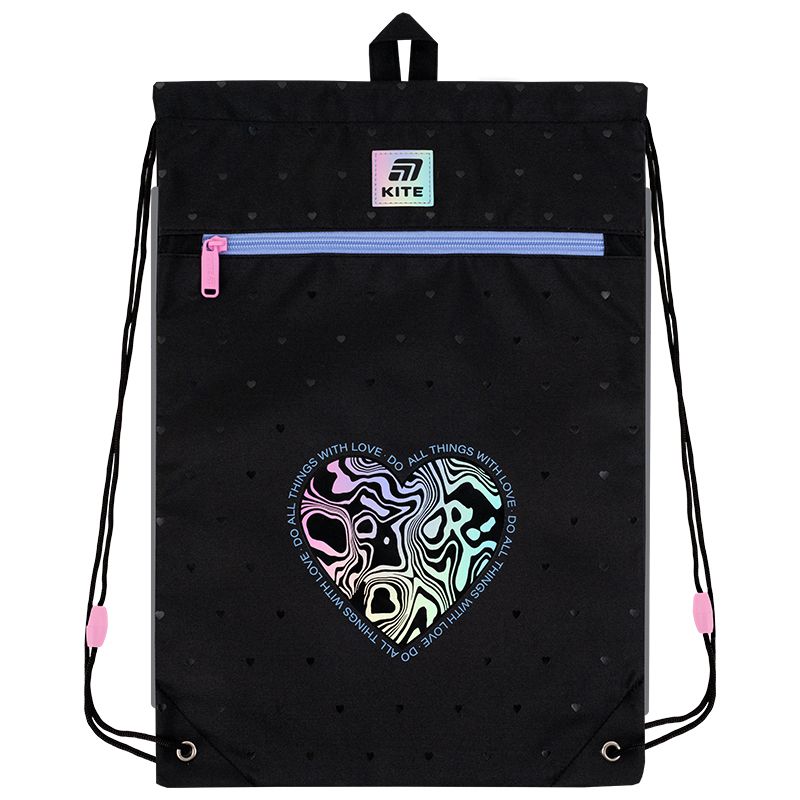 Сумка для взуття Kite 601M Love is фото 3 Сумка для взуття Kite 601M Love is фото 3