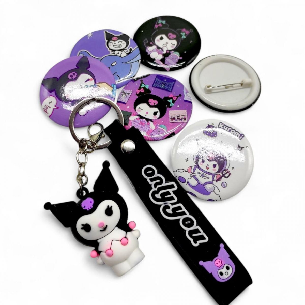 Рюкзак шкільний "Sanrio/Санріо. Kuromi/Куромі", 31×41×15 см (ФІОЛЕТОВИЙ) фото 3 Рюкзак шкільний "Sanrio/Санріо. Kuromi/Куромі", 31×41×15 см (ФІОЛЕТОВИЙ) фото 3