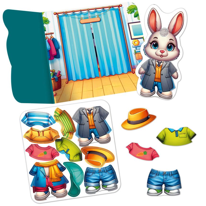 Гра розвиваюча Vladi Toys з липучками "Зайчик" VT1320-04 фото 3 Гра розвиваюча Vladi Toys з липучками "Зайчик" VT1320-04 фото 3