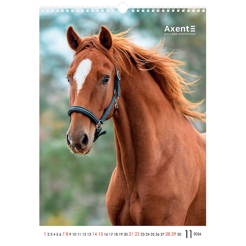 Календар настінний А3 2026 р. , Horses фото 3 Календар настінний А3 2026 р. , Horses фото 3
