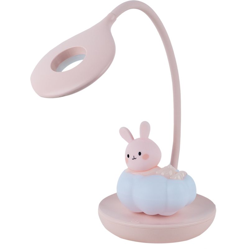 Настільна лампа LED з акумулятором Cloudy Bunny, рожевий фото 3 Настільна лампа LED з акумулятором Cloudy Bunny, рожевий фото 3