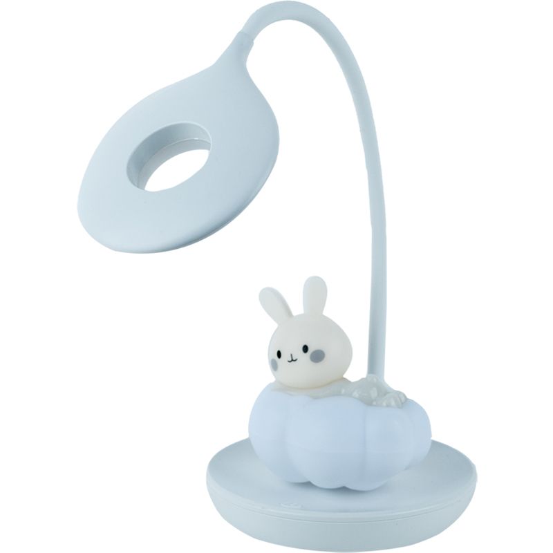 Настільна лампа LED з акумулятором Cloudy Bunny, білий фото 3 Настільна лампа LED з акумулятором Cloudy Bunny, білий фото 3