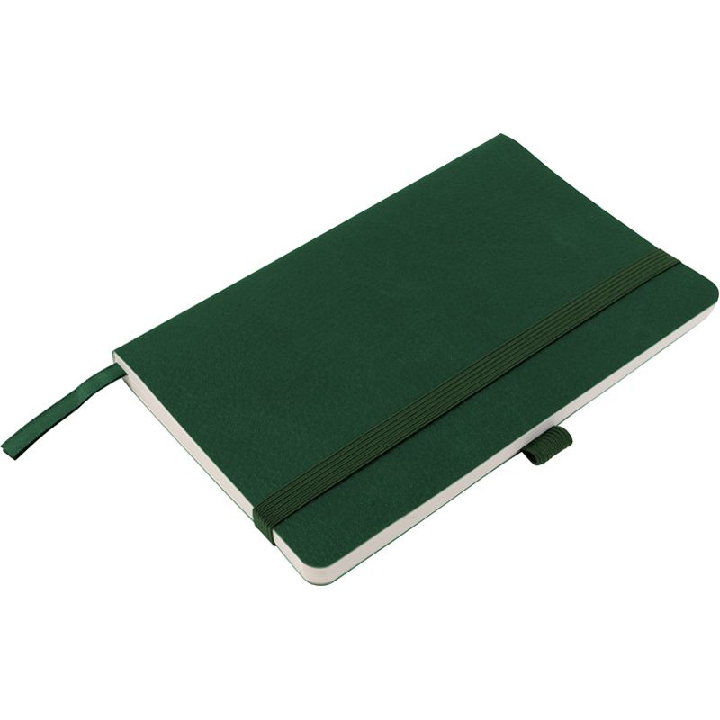 Книга записна Partner Soft Skin,125*195, 96арк, кліт, т.  зел  фото 3