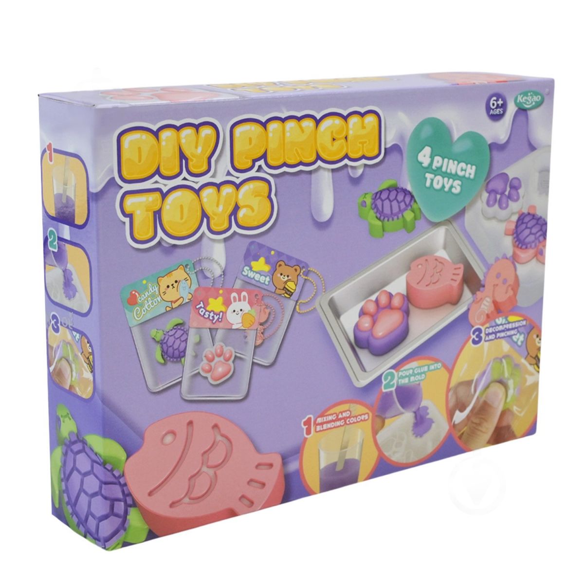 Набір для творчості 2 види мікс, створення унікальних сквіш-аксесуарів, у короб. 22*16*4,3см фото 3 Набір для творчості 2 види мікс, створення унікальних сквіш-аксесуарів, у короб. 22*16*4,3см фото 3