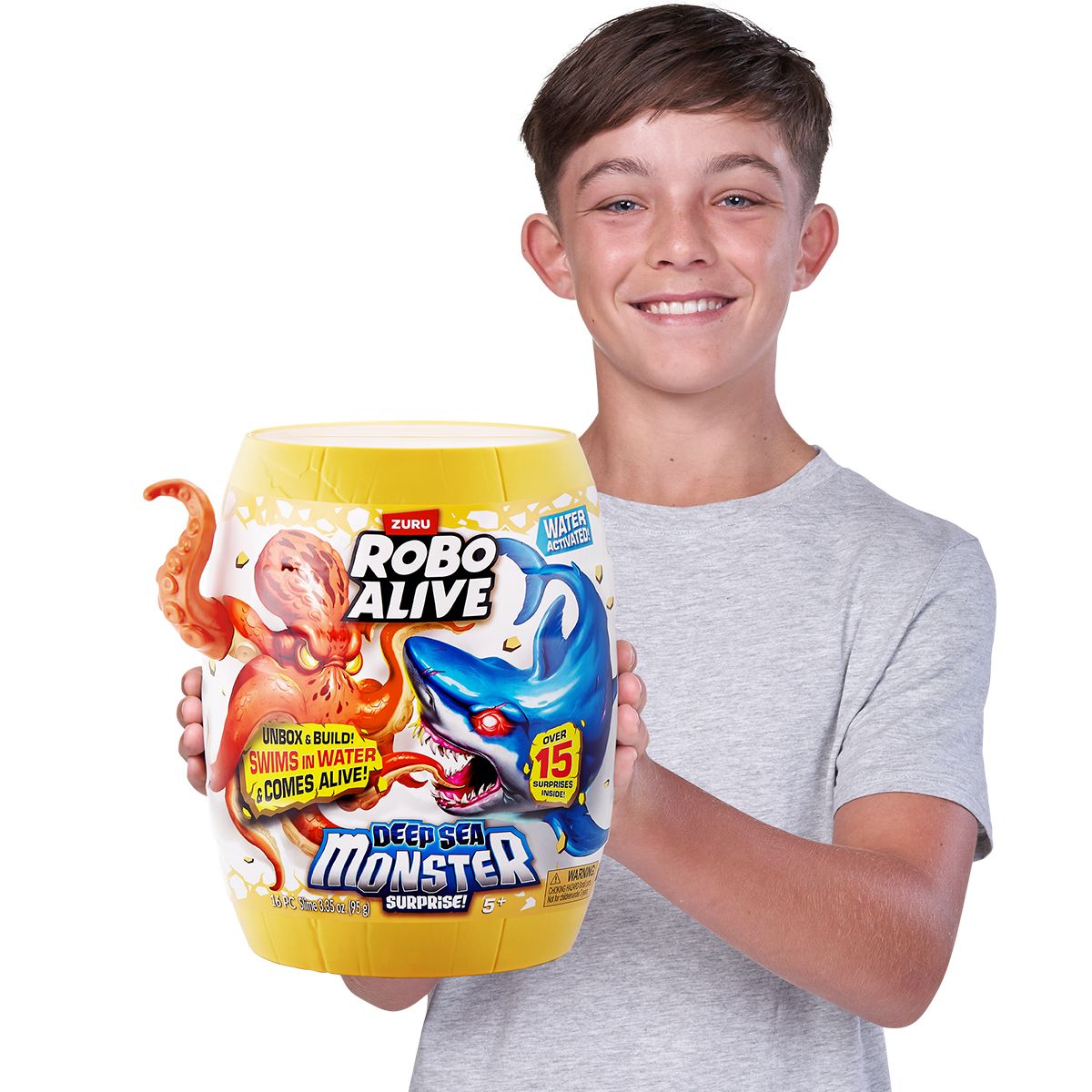 Інтерактивний ігровий набір Robo Alive – Глибоководний сюрприз.  Восьминіг  фото 3