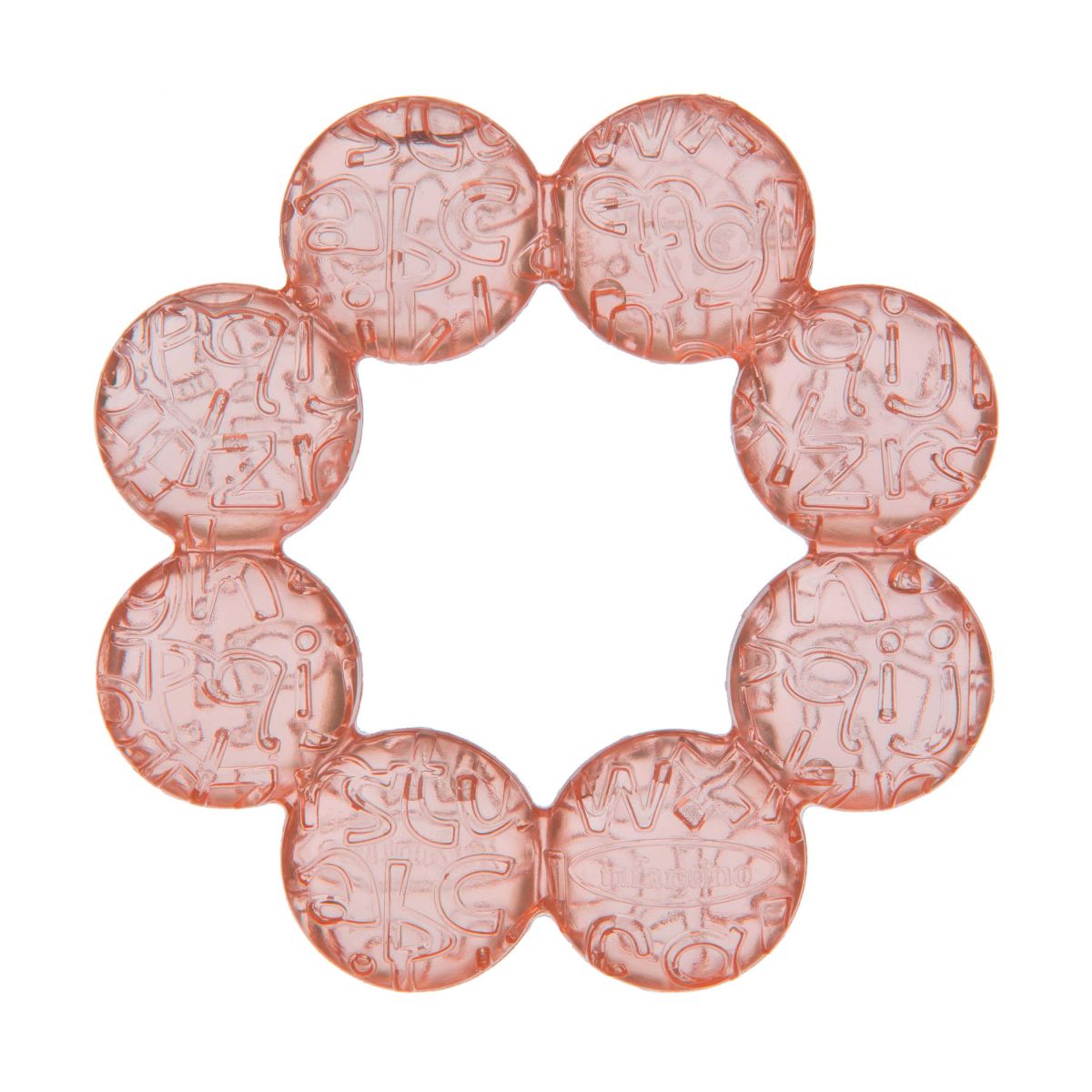 Прорезыватель для зубов с водой, розовый  фото 3