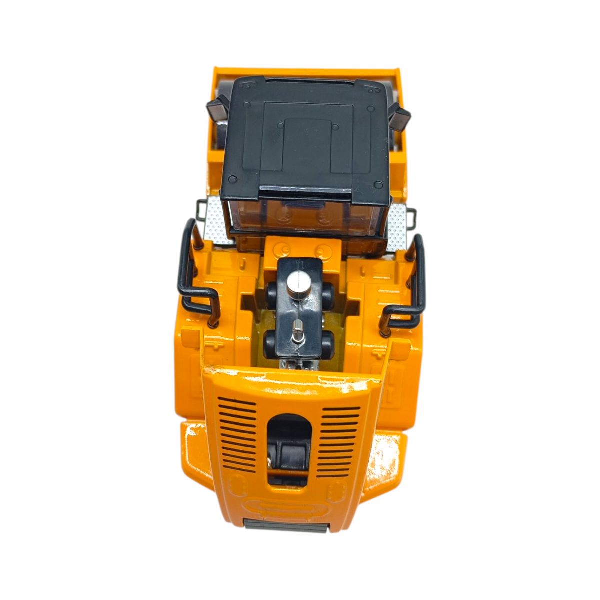 Стройтехника мет.  АВТОПРОМ Однобарабанный каток, подвижные детали в короб.  26,5*13,5*8,5см  фото 3